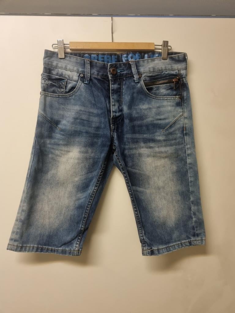 Jeans kortebroek  maat 30, Ophalen of Verzenden, Zo goed als nieuw, Blauw, Overige jeansmaten