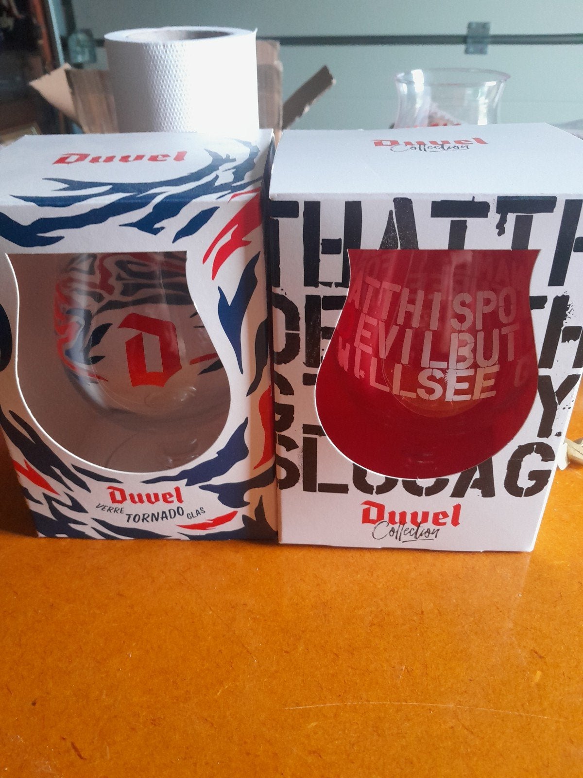 2 Duvel glazen in originele verpakking: Collection & Tornado, Verzamelen, Biermerken, Ophalen of Verzenden, Nieuw