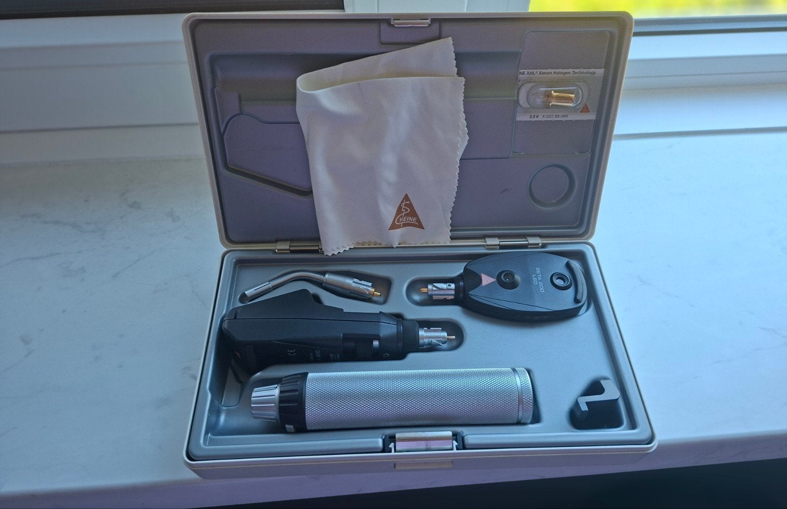 Heine Oogspiegel (Optometrie), Ophalen of Verzenden, Zo goed als nieuw