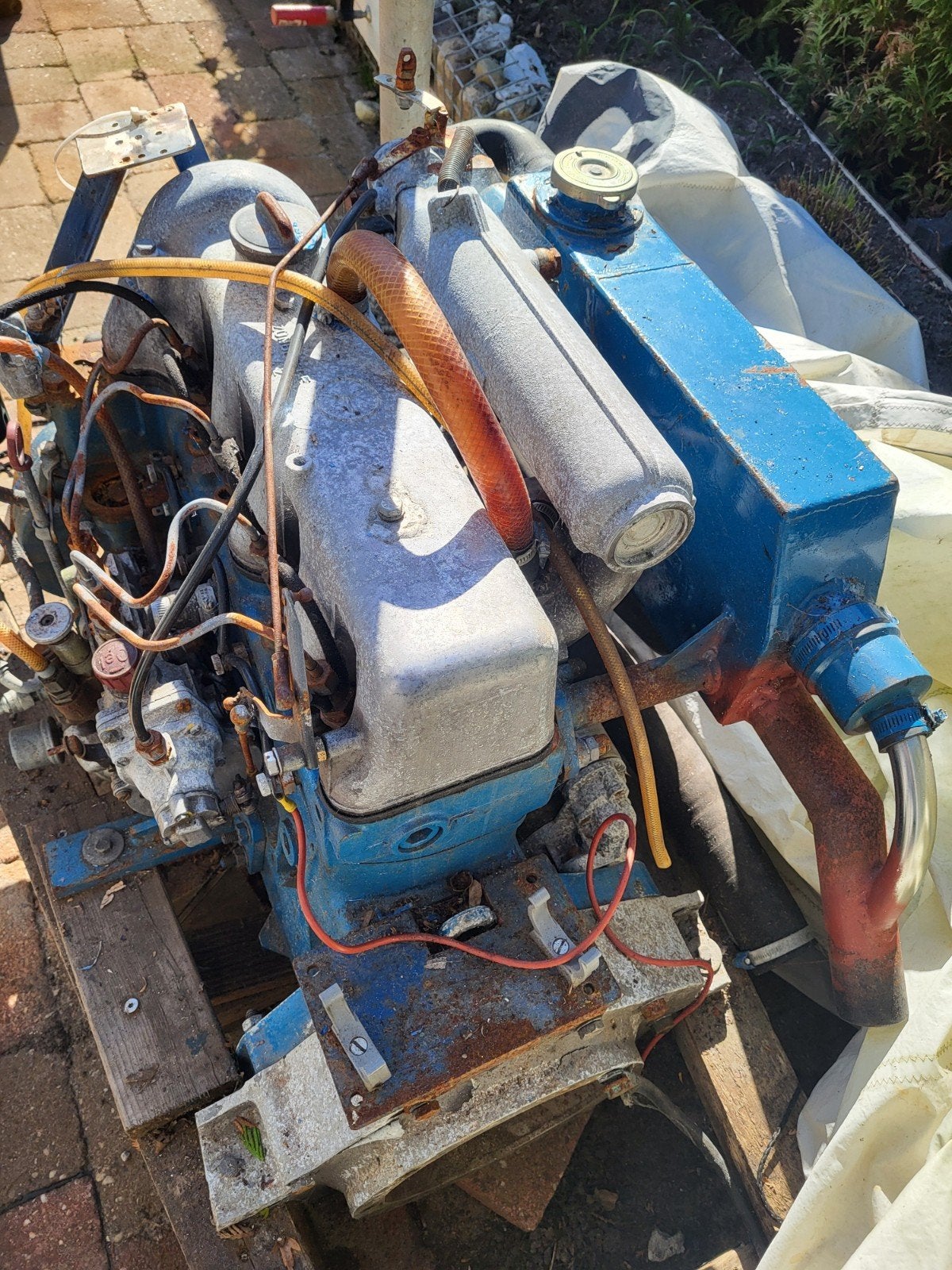 Mercedes 60 PK, Watersport en Boten, Ophalen, Gebruikt, Motor en Techniek, Zeilboot of Motorboot