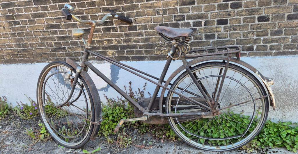 Unieke Gazelle fiets uit 1960 - Antiek en authentiek, Fietsen en Brommers, Ophalen, Gazelle, Jaren '20 of ouder