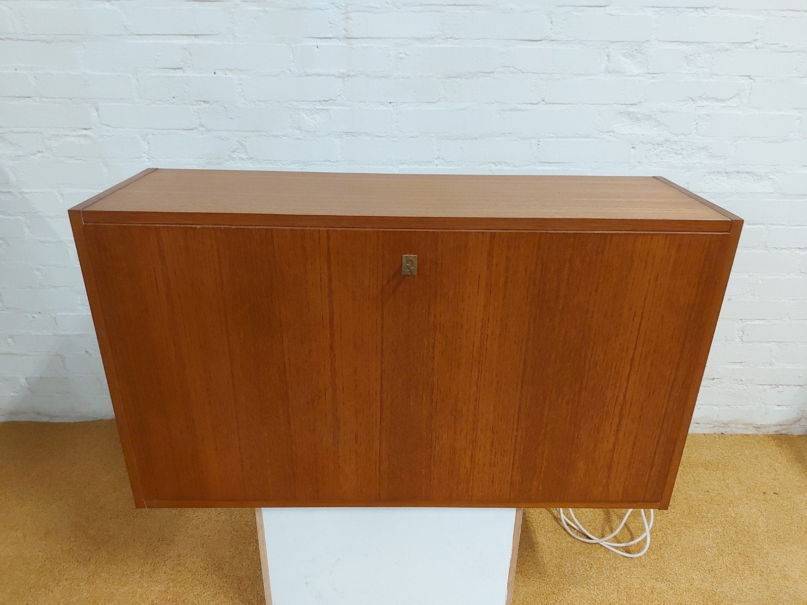 Vintage klepkast secretaire omnia wandkast wandmeubel kast, Ophalen, ..., Omnia, Zo goed als nieuw
