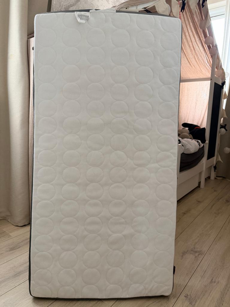 IKEA HIMLAVALV 3D matras voor babybed 60x120x10 cm, Huis en Inrichting, Slaapkamer | Matrassen en Bedbodems, Ophalen, 190 cm of minder