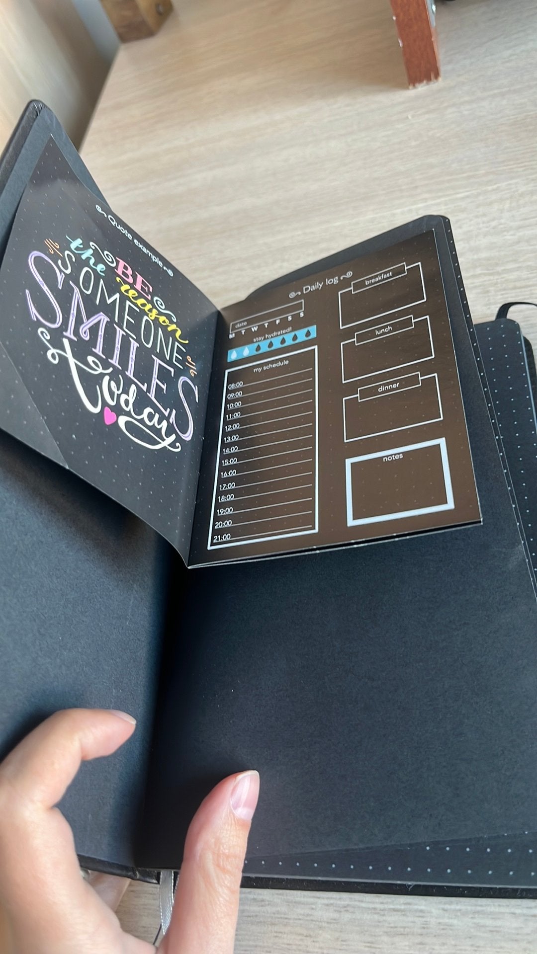 Zwart met goud bullet journal / notitieboek, Ophalen of Verzenden, Nieuw, A5