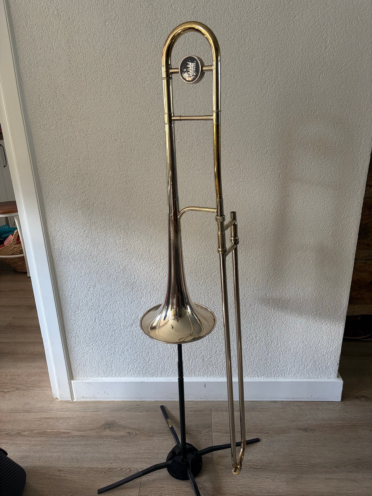King Trombone  silver sonic 3b, Muziek en Instrumenten, Blaasinstrumenten | Trombones, Ophalen, Gebruikt, Tenor