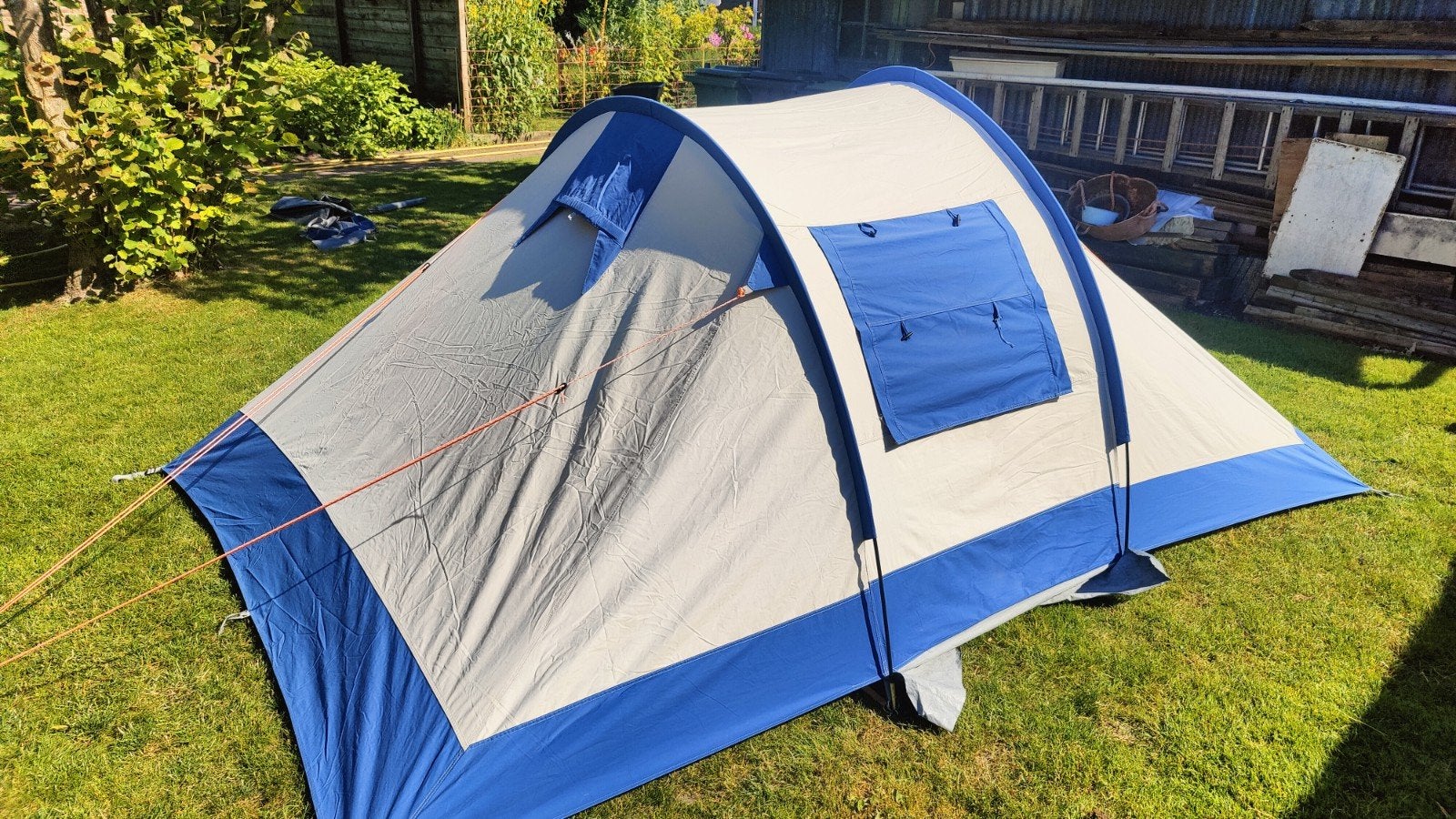 Vrijbuiter Walnut T/C Vis-à-vis Tent - Comfortabel Kamperen, Caravans en Kamperen, Tenten, Ophalen, Gebruikt, Tot en met 2