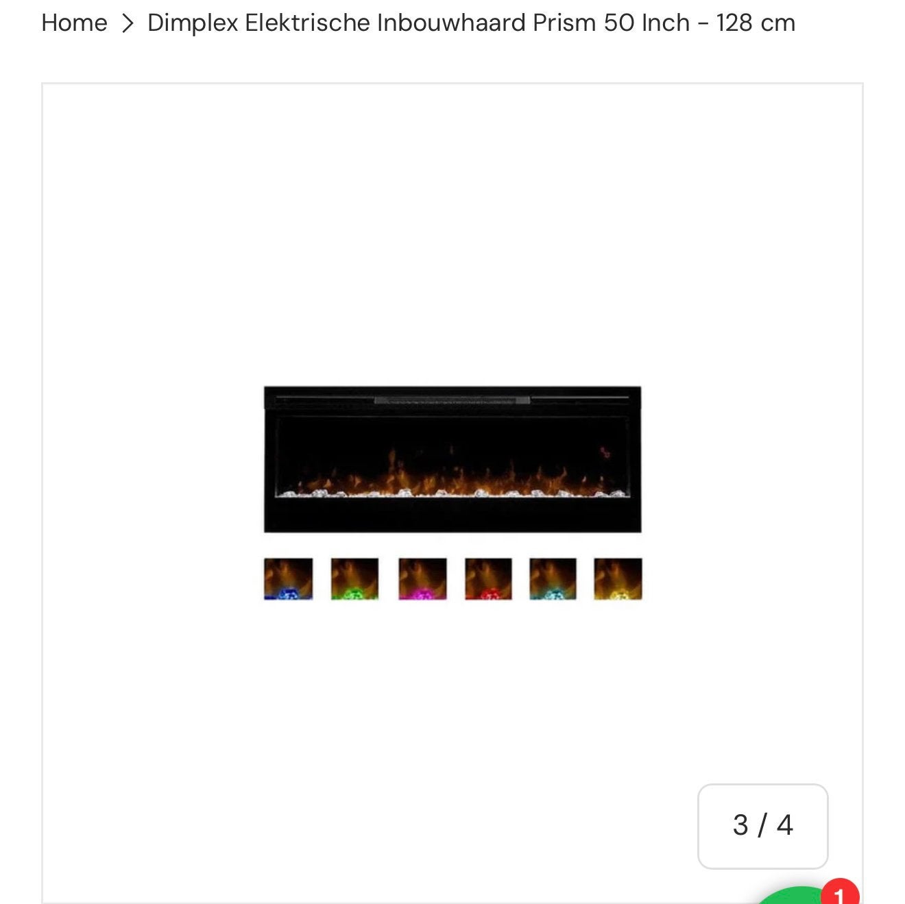 Dimplex openhaard, Ophalen of Verzenden, Zo goed als nieuw