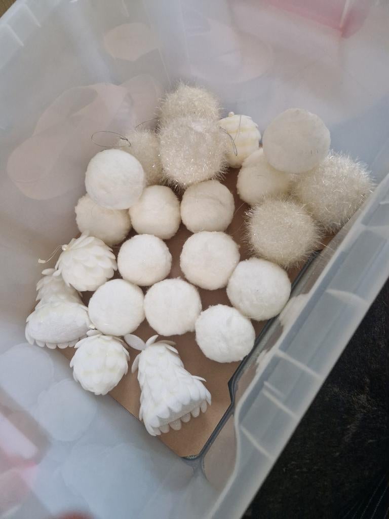 Fluffy kerstballen, Ophalen of Verzenden