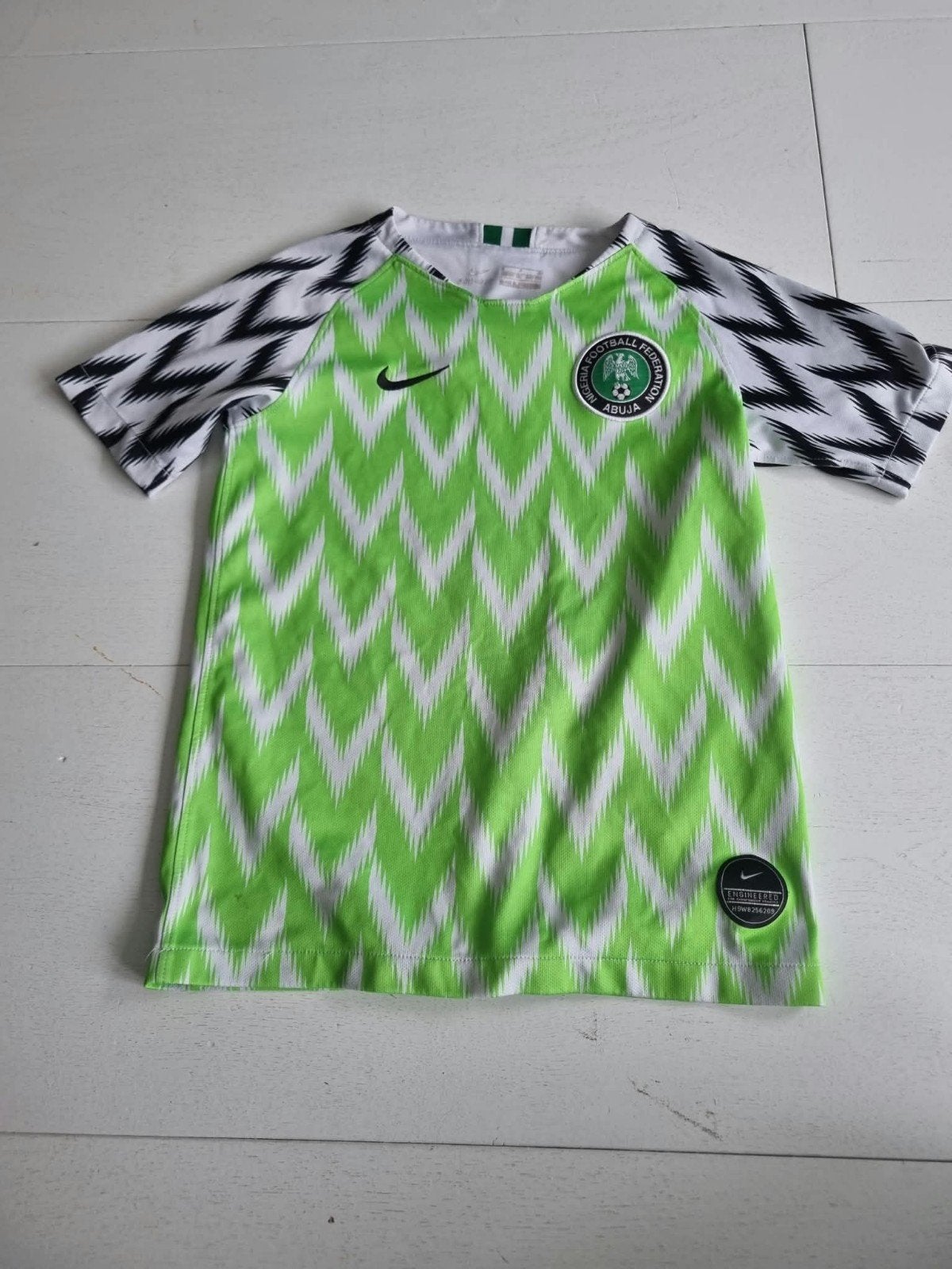 Nike Nigeria Voetbalshirt - Maat 128-137, Gebruikt, Sport- of Zwemkleding, Ophalen of Verzenden, Nike