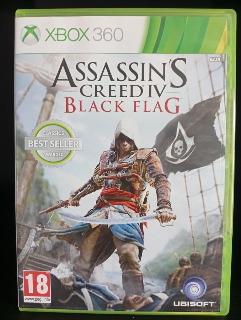 Assassin's Creed IV Black Flag Xbox 360, Avontuur en Actie, Online, Vanaf 18 jaar, 1 speler