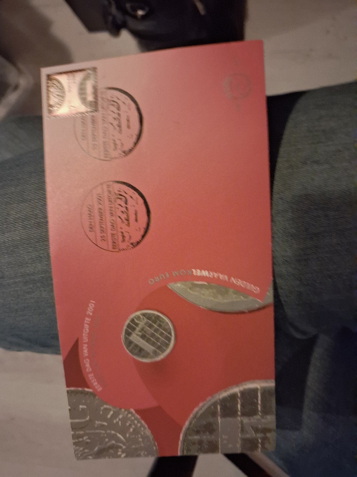 Gulden Vaarwel Welkom Euro Eerste Dag Uitgifte 2001, Postzegels en Munten, Munten en Bankbiljetten | Toebehoren, Ophalen of Verzenden