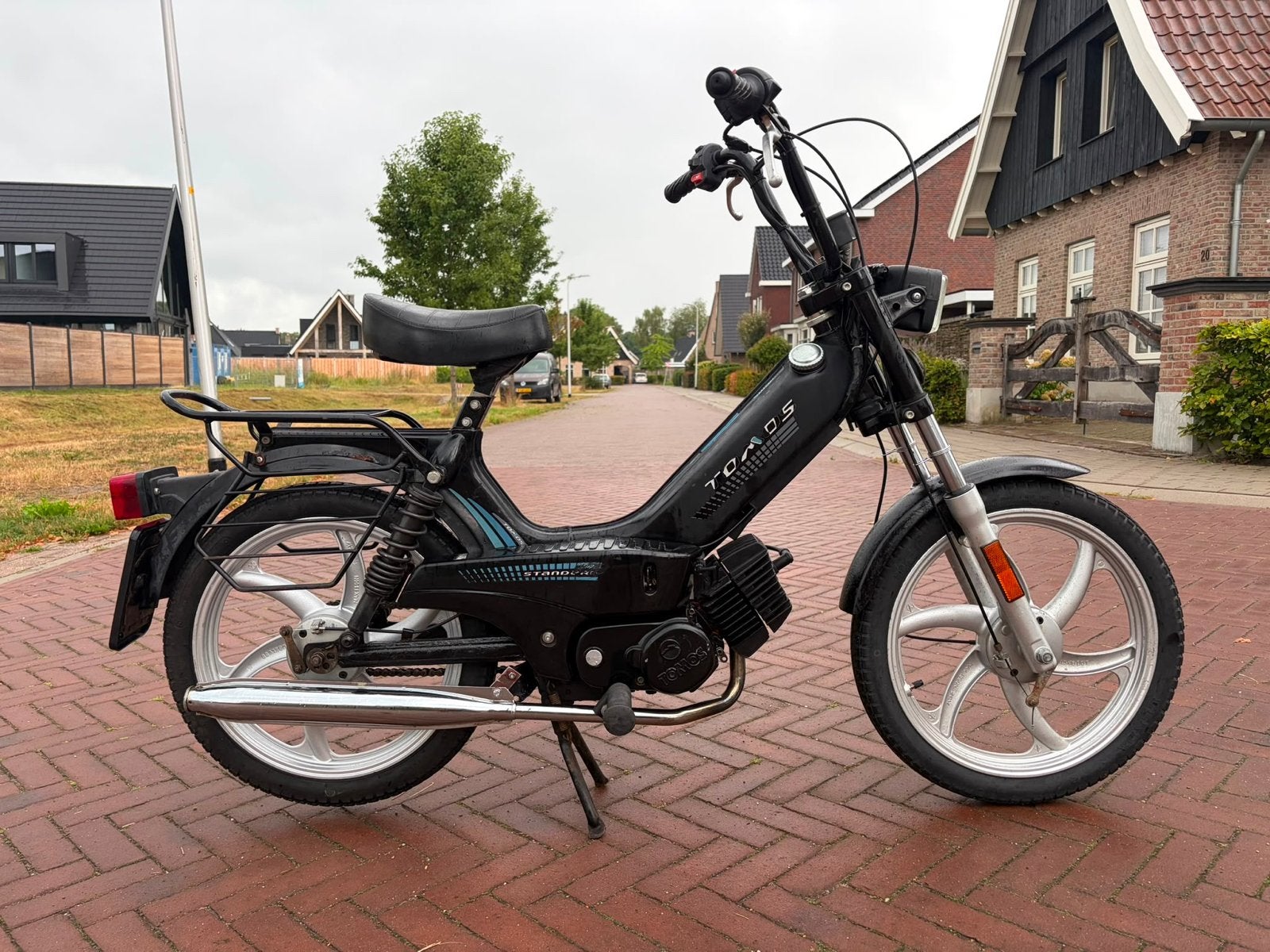 Tomos A3 blauw Kenteken - 50cc, 25 km/h, Fietsen en Brommers, Brommers | Tomos, Ophalen, Gebruikt, Overige modellen, 49 cc