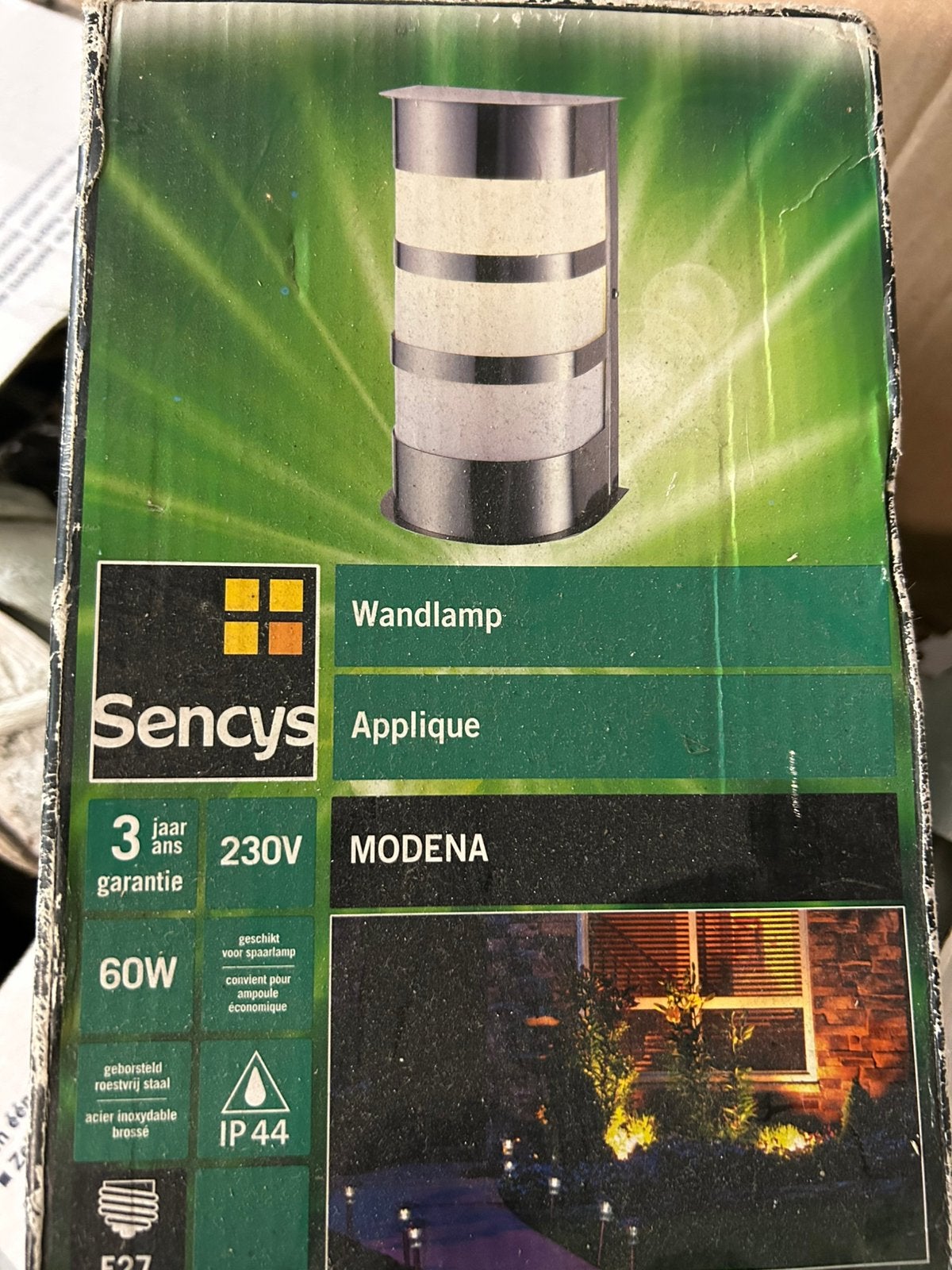 Buitenlamp, Ophalen, Wandlamp, 50 tot 250 watt, Netvoeding