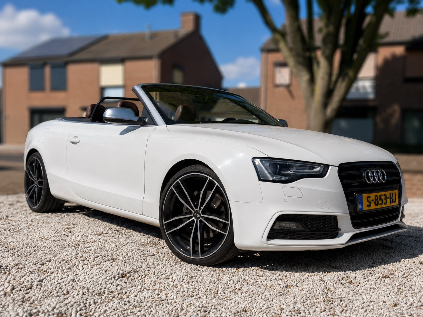 Audi A5 1.8 Tfsi 130KW Cabriolet 2012 Wit, Auto's, Audi, Voorwielaandrijving, Cabriolet, 4 stoelen, Wit