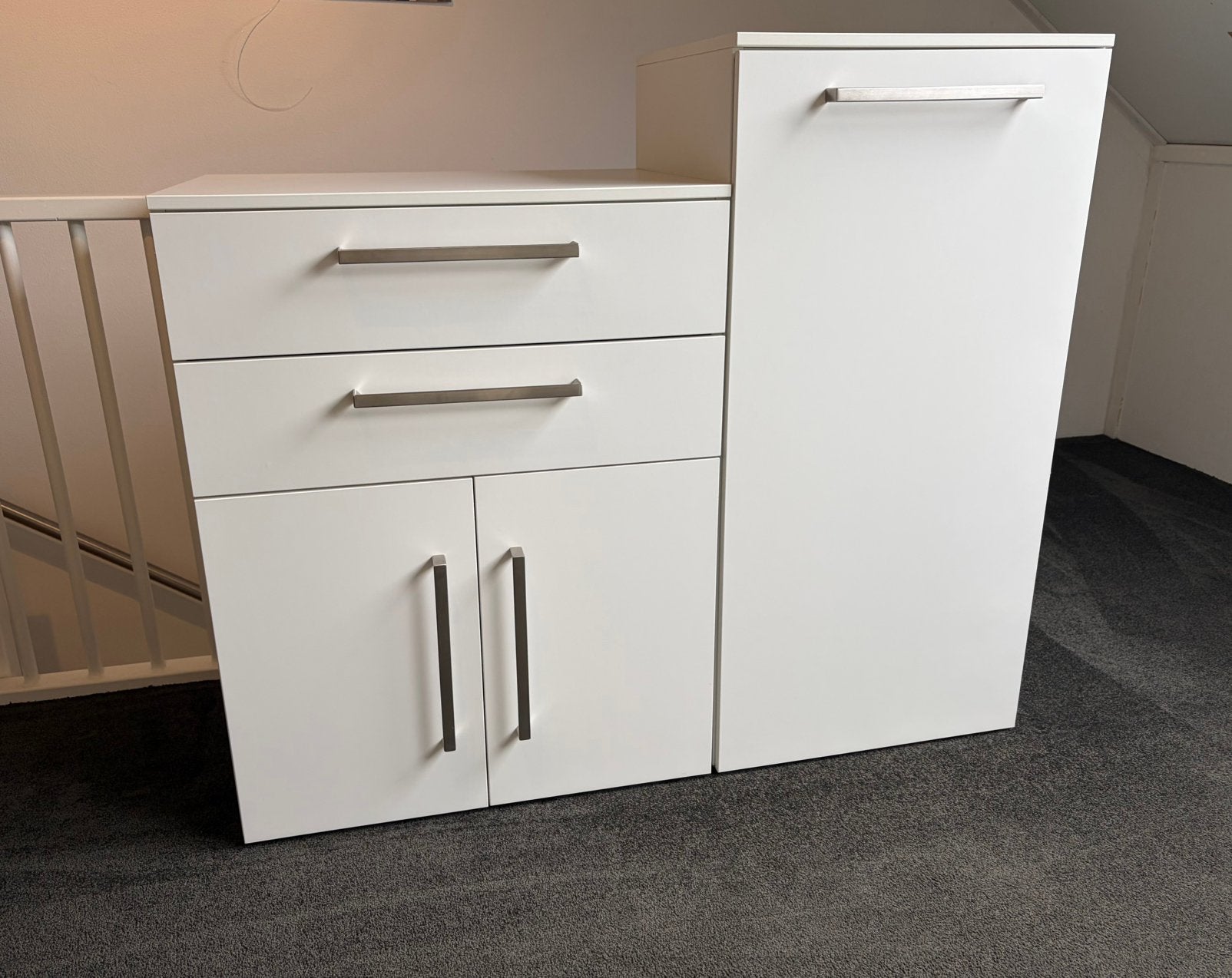 PLATSA kasten IKEA met deuren en lades 140cm breed 57cm diep, Ophalen, Zo goed als nieuw