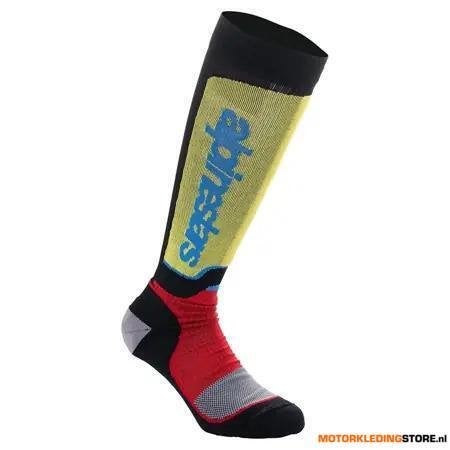 Alpinestars MX Plus Sokken Lang, Zwart-Rood-Blauw, Ophalen of Verzenden, Nieuw met kaartje
