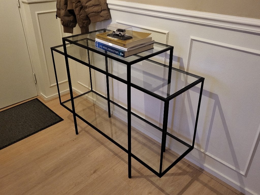 Riverdale dressoir met ijzeren frame, Ophalen, Met plank(en), Gebruikt, 100 tot 150 cm
