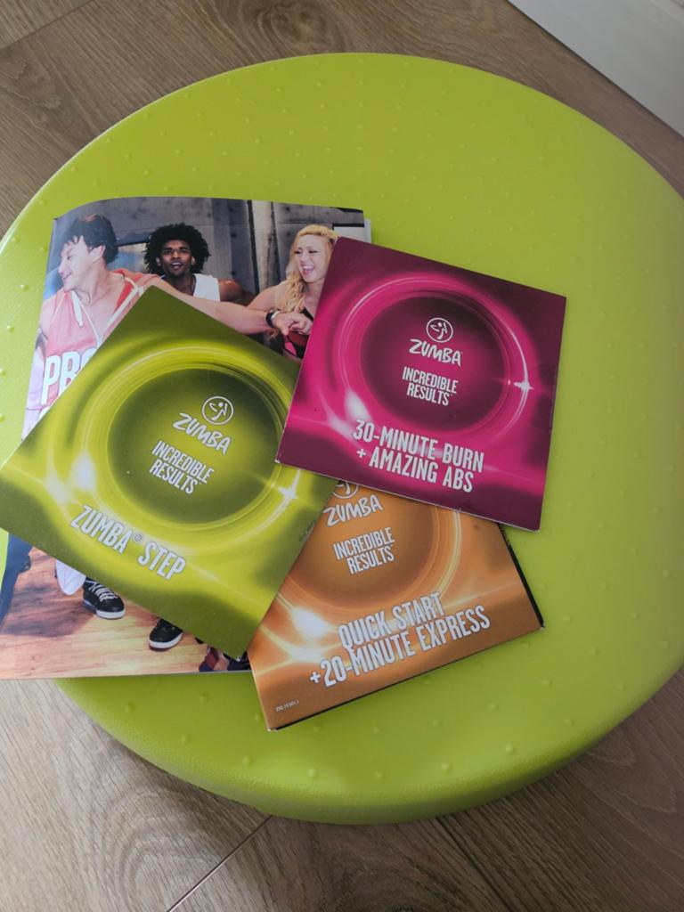 Zumba Step Up Pakket: Step, Boekje & DVD's, Ophalen of Verzenden