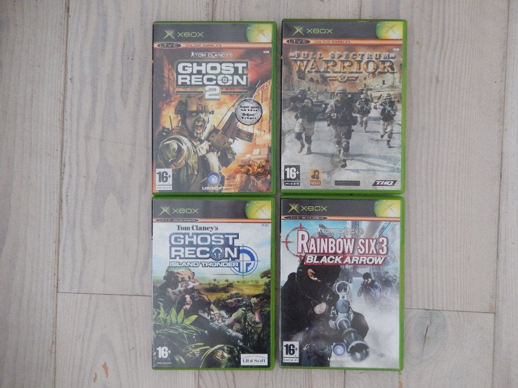 xbox games original ghost recon rainbow six 3, full spectrum, Avontuur en Actie, 2 spelers, Ophalen of Verzenden, Zo goed als nieuw