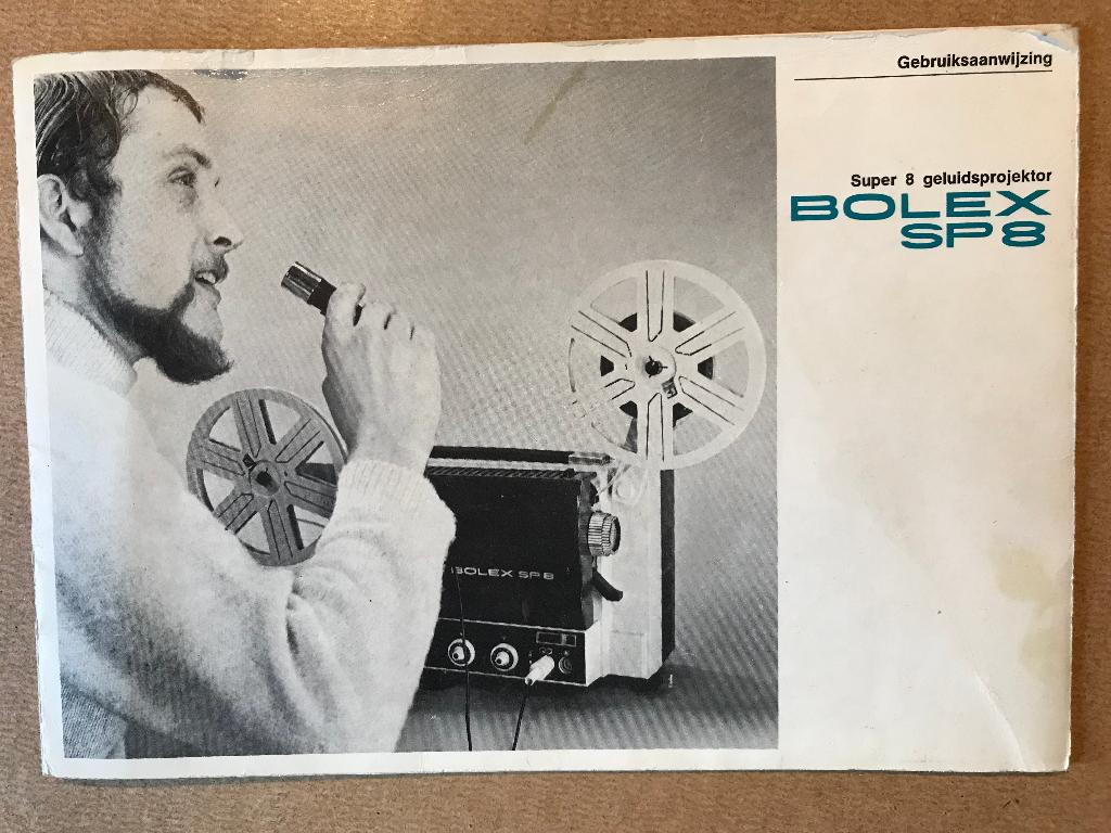 gebruiksaanwijzing Super 8 BOLEX SP8, Ophalen of Verzenden, 1960 tot 1980, Projector