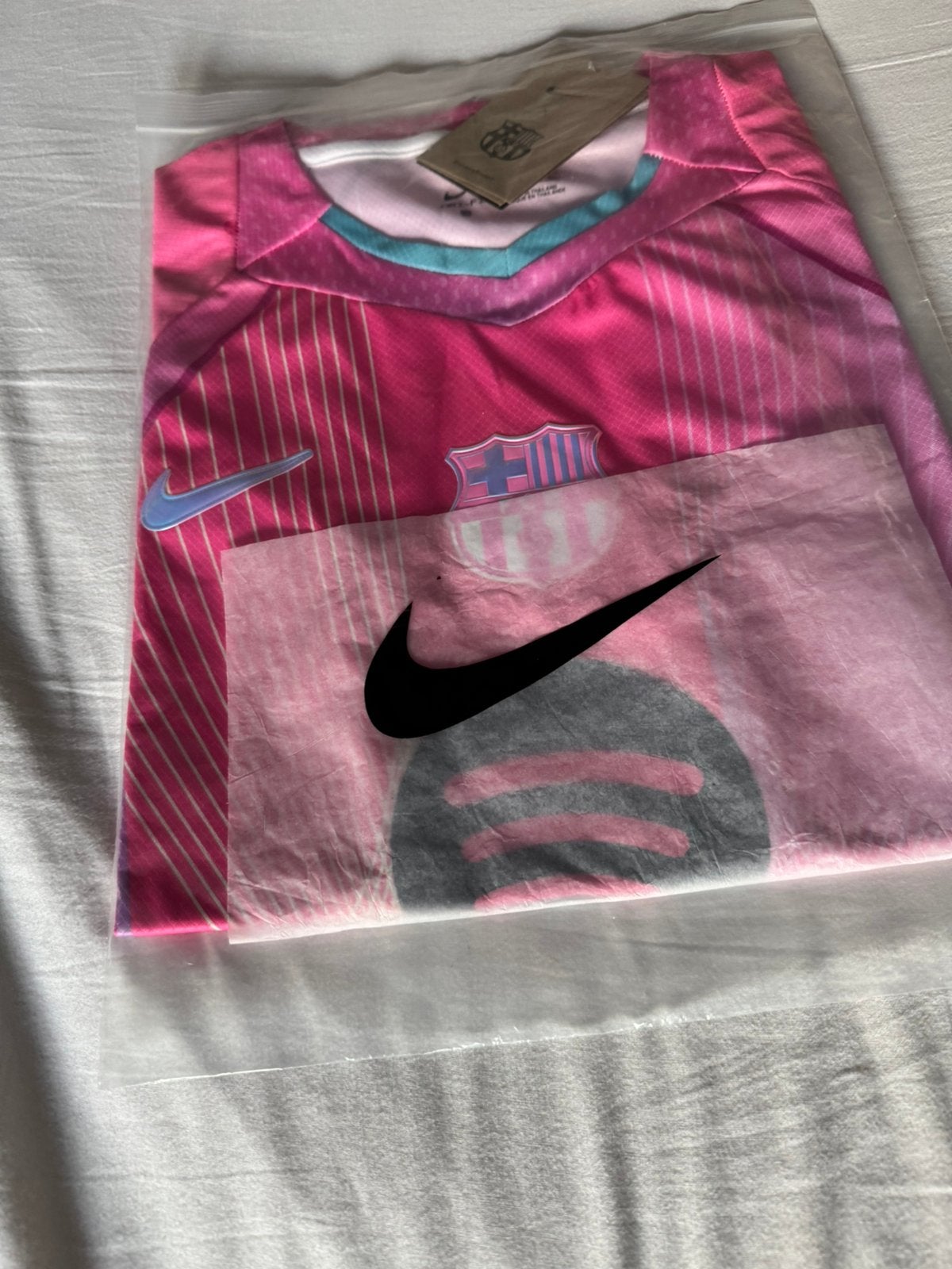 Barcelona tenue, Ophalen of Verzenden, Zo goed als nieuw, Blauw, Voetbal