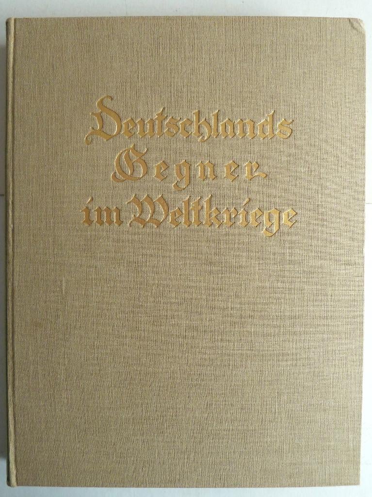 Deutschland Gegner in Weltkrieg 1914-1918 Herman Klemm 1925, Ophalen of Verzenden