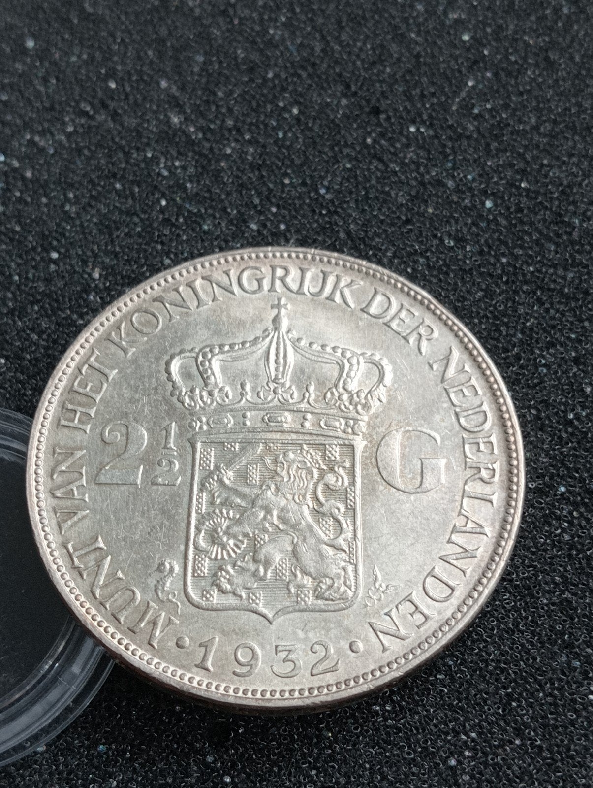 Rijksdaalder 1932 grof haar Kwaliteit, Postzegels en Munten, Zilver, Ophalen of Verzenden, Koningin Wilhelmina, Losse munt