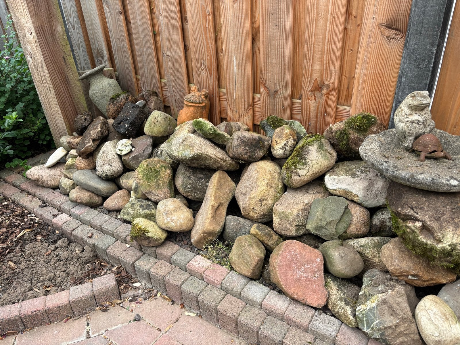 Sierkeien voor vijver of tuin, Tuin en Terras, Ophalen, Gebruikt, Overige typen