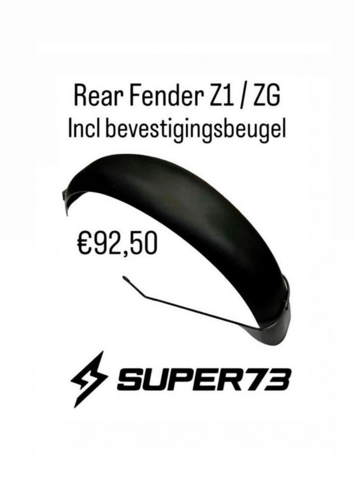 SUPER73 Z1 / ZG Rear Fender / Achterspatbord, Ophalen of Verzenden
