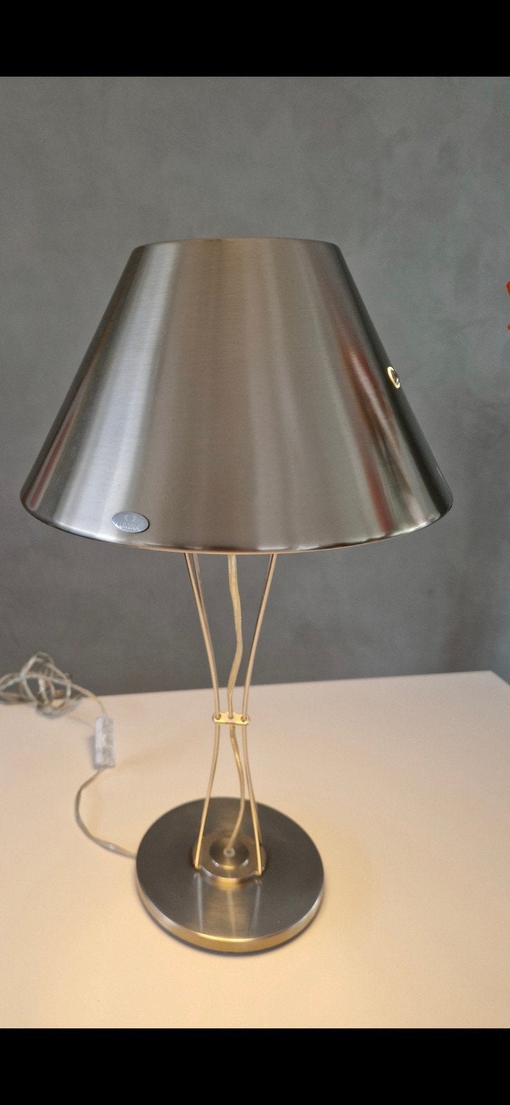 Lumina design Tafellamp - Geborsteld Metaal, Ophalen of Verzenden