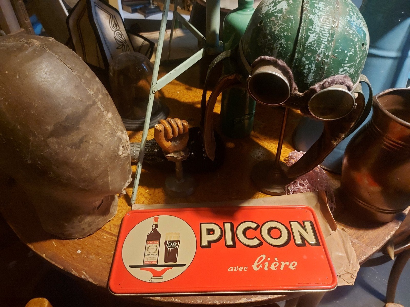 orgineel oud reclamebord Picon, Ophalen of Verzenden