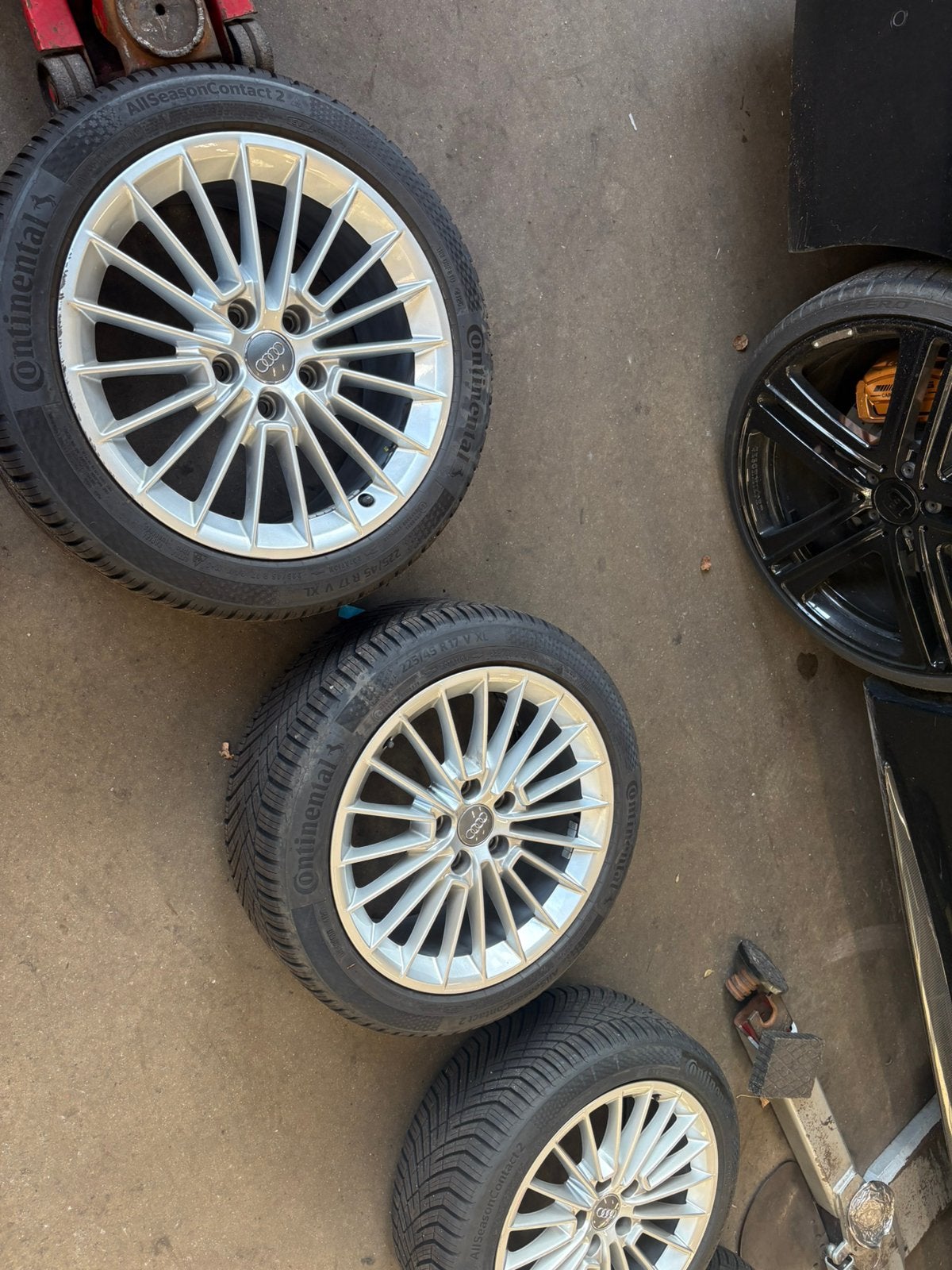 Audi a3 velgen, Auto-onderdelen, Banden en Velgen, Ophalen, Gebruikt, Banden en Velgen, 17 inch