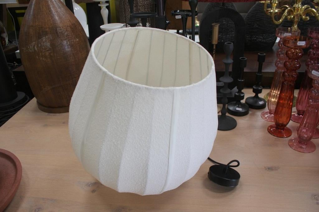 Hanglamp ZAGORI Light & Living stof lampion creme, Ophalen of Verzenden, Zo goed als nieuw, Stof, Minder dan 50 cm