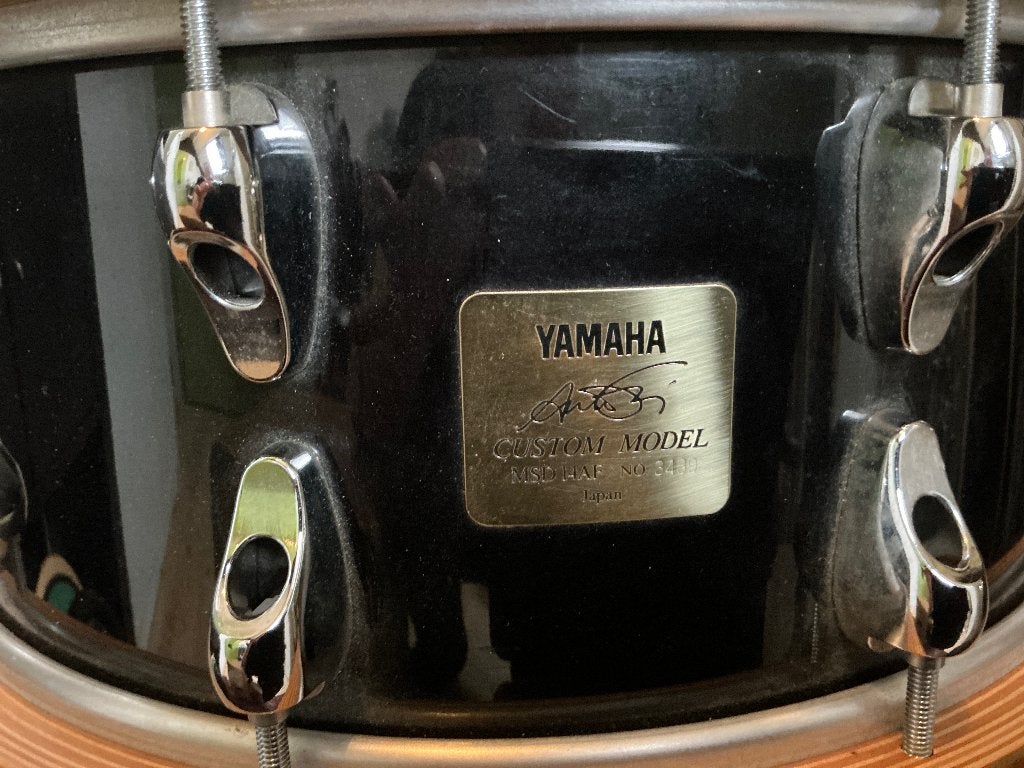 Te koop Collecters  item Anton Fig Snaredrum Yamaha, Muziek en Instrumenten, Ophalen, Gebruikt, Yamaha