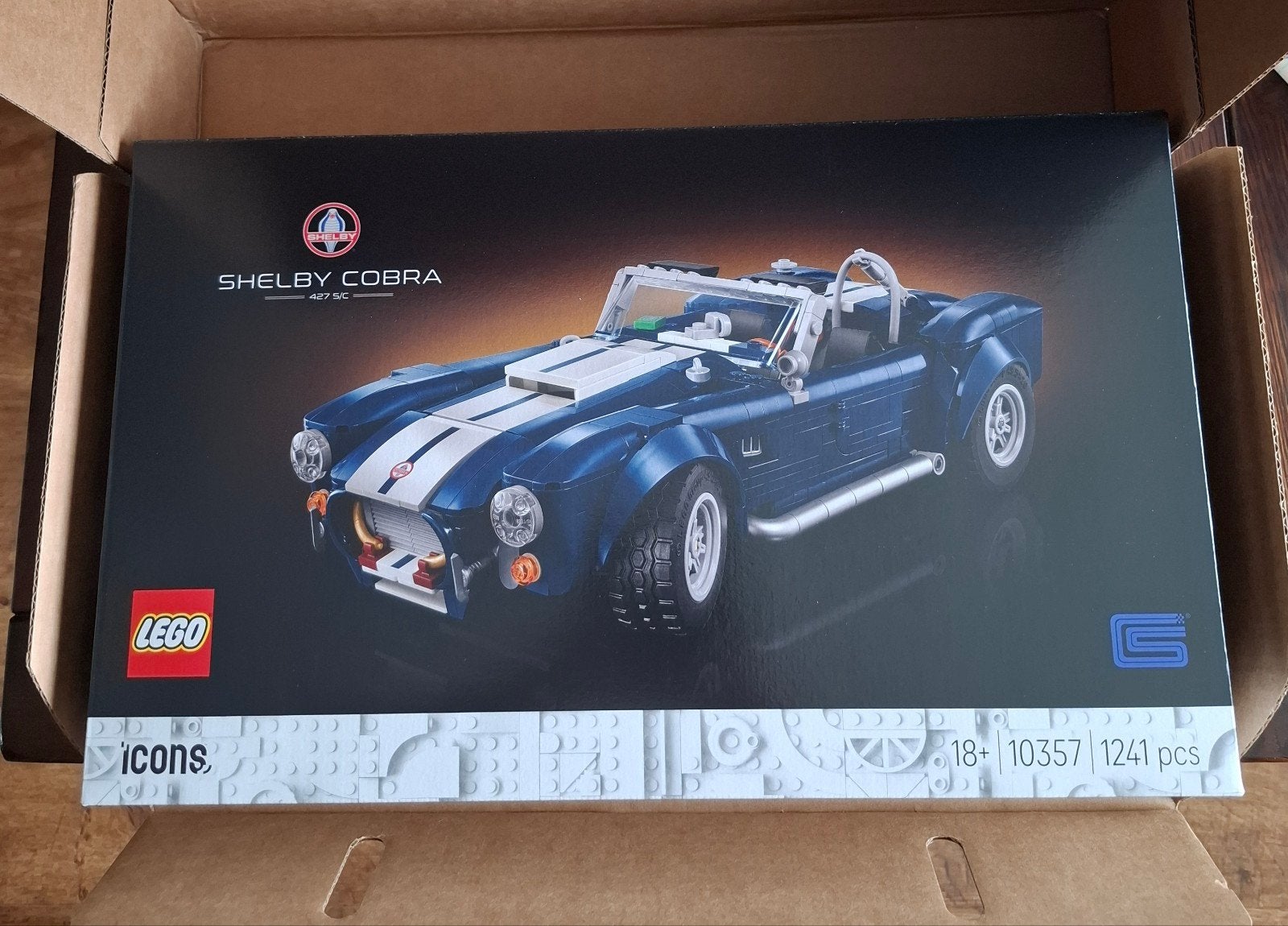 Nieuw Ongeopend LEGO Icons Shelby Cobra 427 S/C (10357), Ophalen of Verzenden, Nieuw, Overige merken