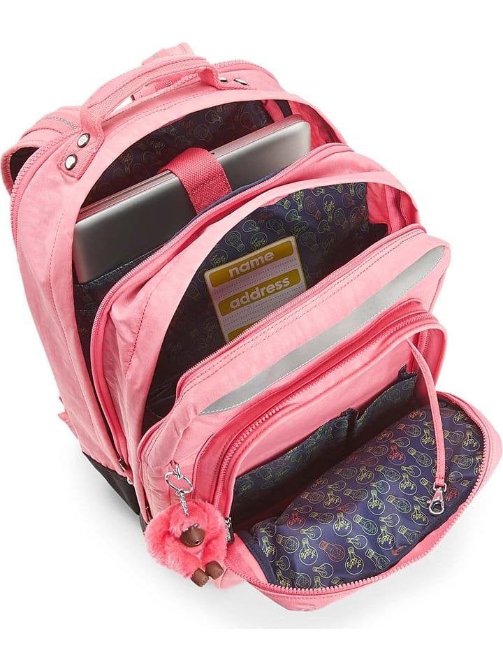 schooltas boekentas Kipling College Up, Ophalen, Rugtas, Roze, Nieuw