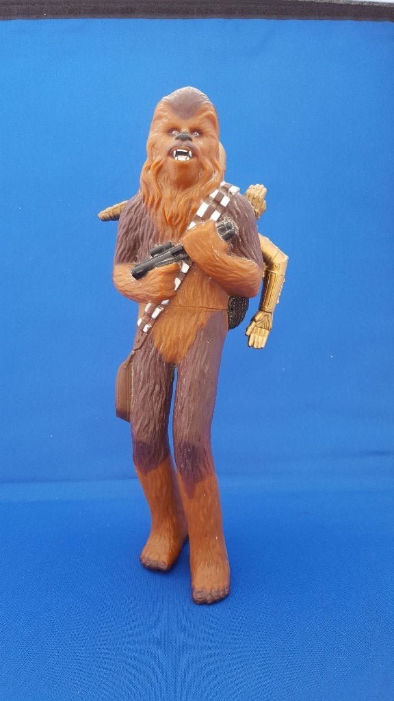 Star Wars figuur Chewbacca en C3PO, Applause 1995. 4A12, Verzamelen, Tweedehands verkoop, Tweedehands verkoop, Gebruikt, Ophalen of Verzenden