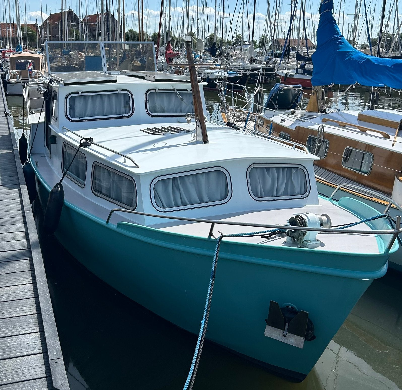 Kruiser 8,5 meter, Gebruikt, Binnenboordmotor, Kruiser, Zonnedek