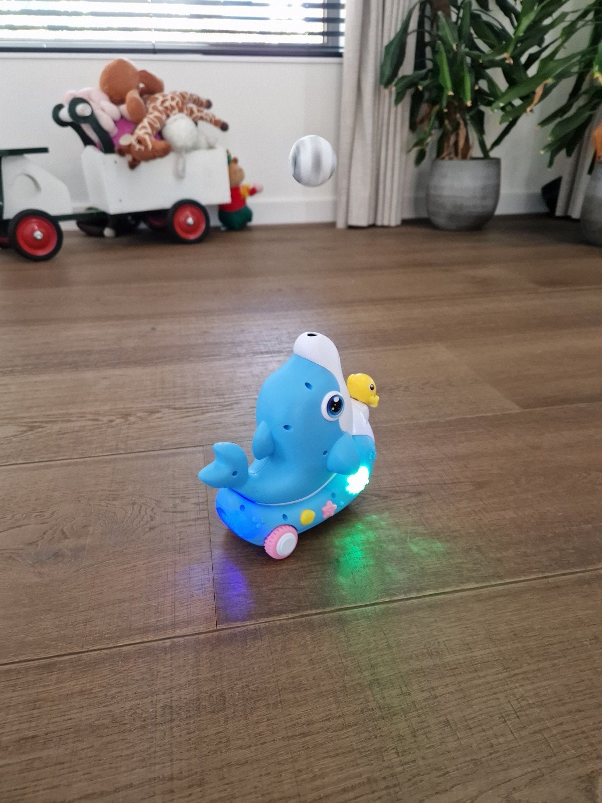 Dolfijn Muziek Speeltje met Licht en Geluid, Ophalen, Zo goed als nieuw, Jongen of Meisje