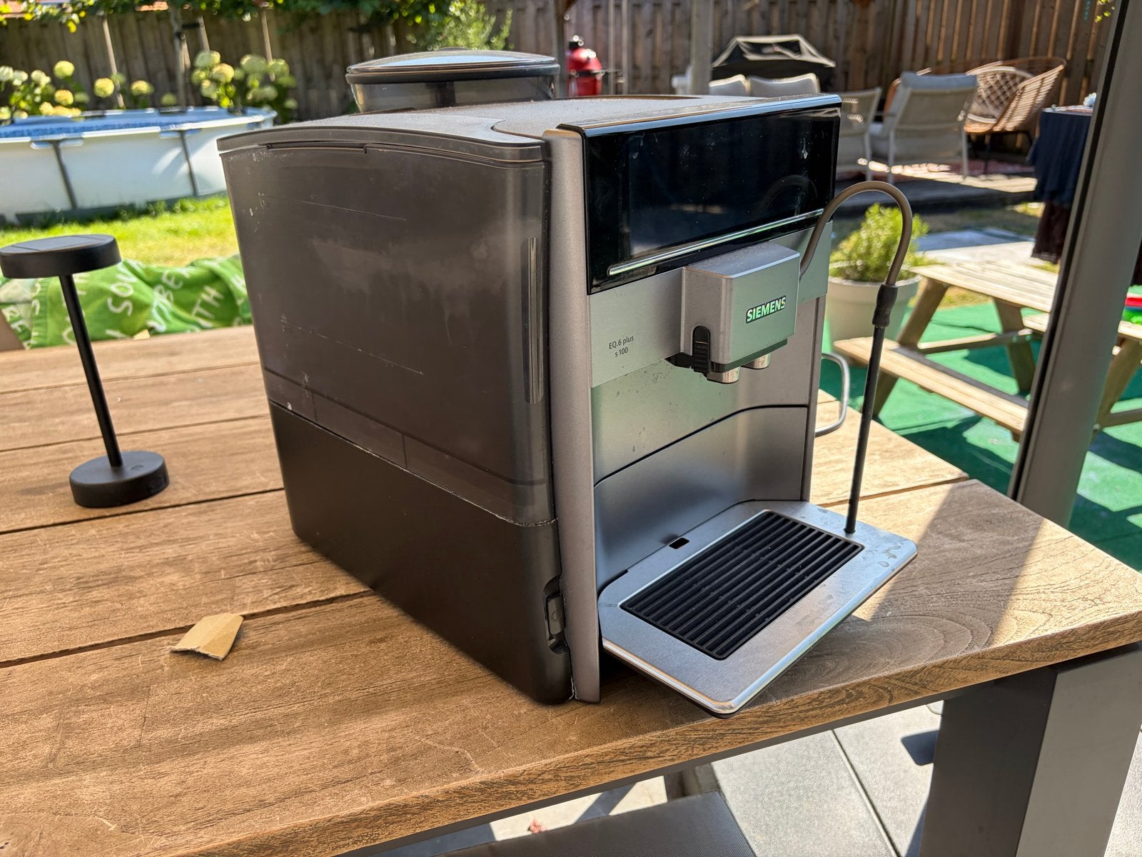 Siemens EQ.6 Plus S100 Koffiemachine, Witgoed en Apparatuur, Ophalen, Afneembaar waterreservoir, Gebruikt, 10 kopjes of meer