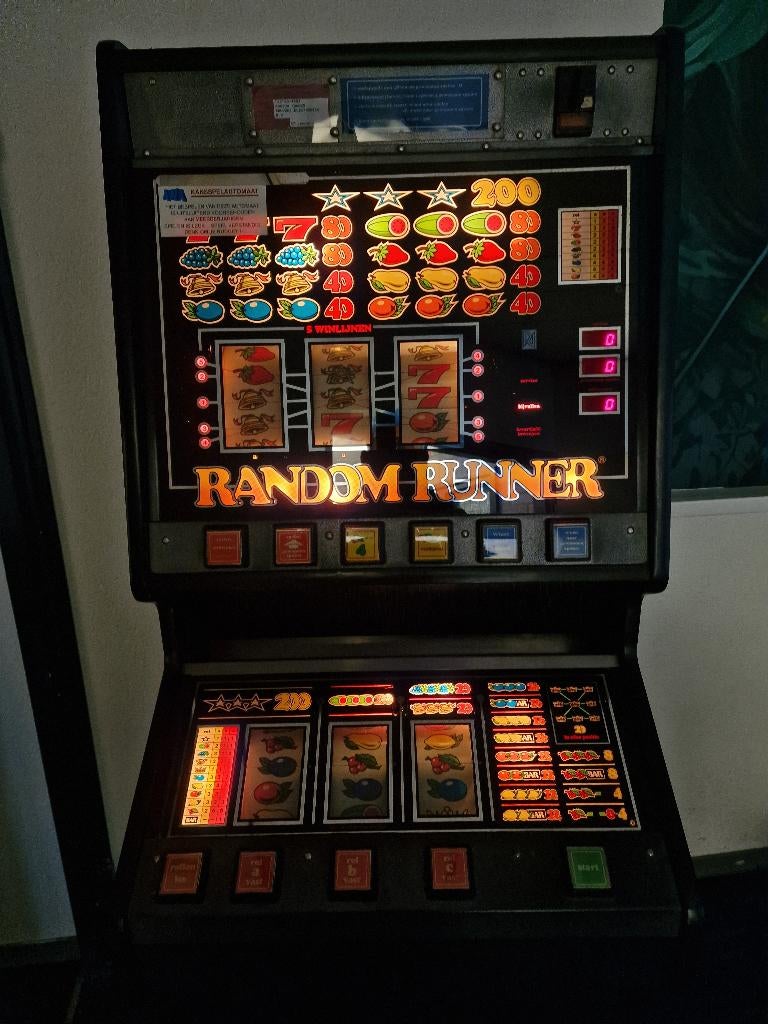 Random Runner Gokautomaat, Gulden, Ophalen of Verzenden, Gebruikt, Met sleutels