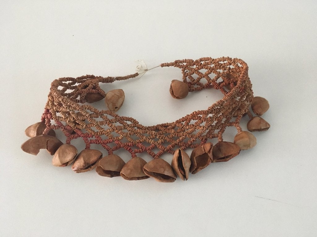 Ketting, Sieraden, Tassen en Uiterlijk, Ophalen of Verzenden, Zo goed als nieuw, Beige, Overige materialen
