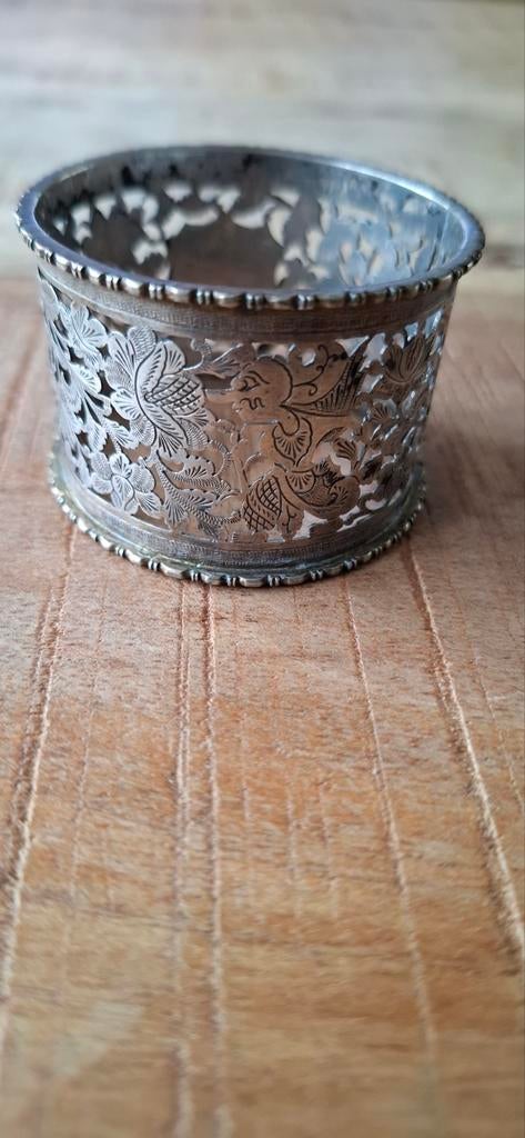 Servetring 800 zilver, Antiek en Kunst, Ophalen, Zilver