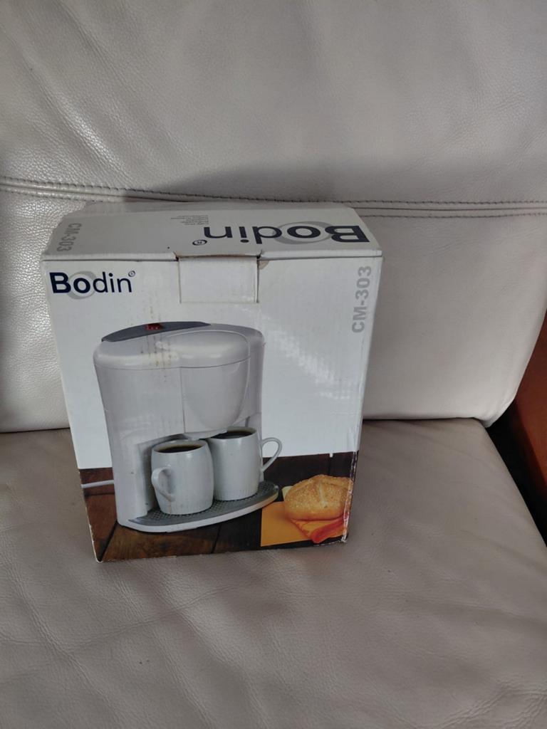 Bodin CM-303 Koffiezetapparaat met 2 kopjes, Gemalen koffie, Ophalen of Verzenden, 2 tot 4 kopjes, Koffiemachine