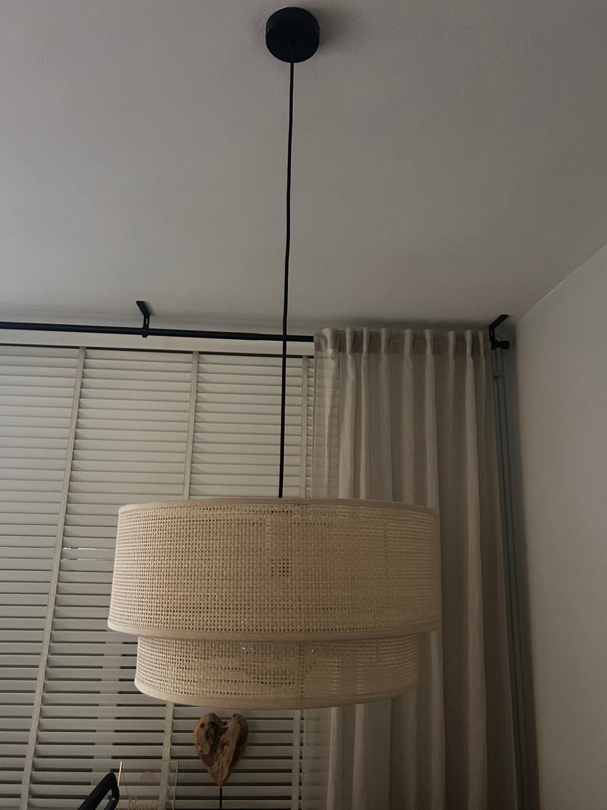 Rotan hanglamp, Huis en Inrichting, Ophalen of Verzenden, Zo goed als nieuw