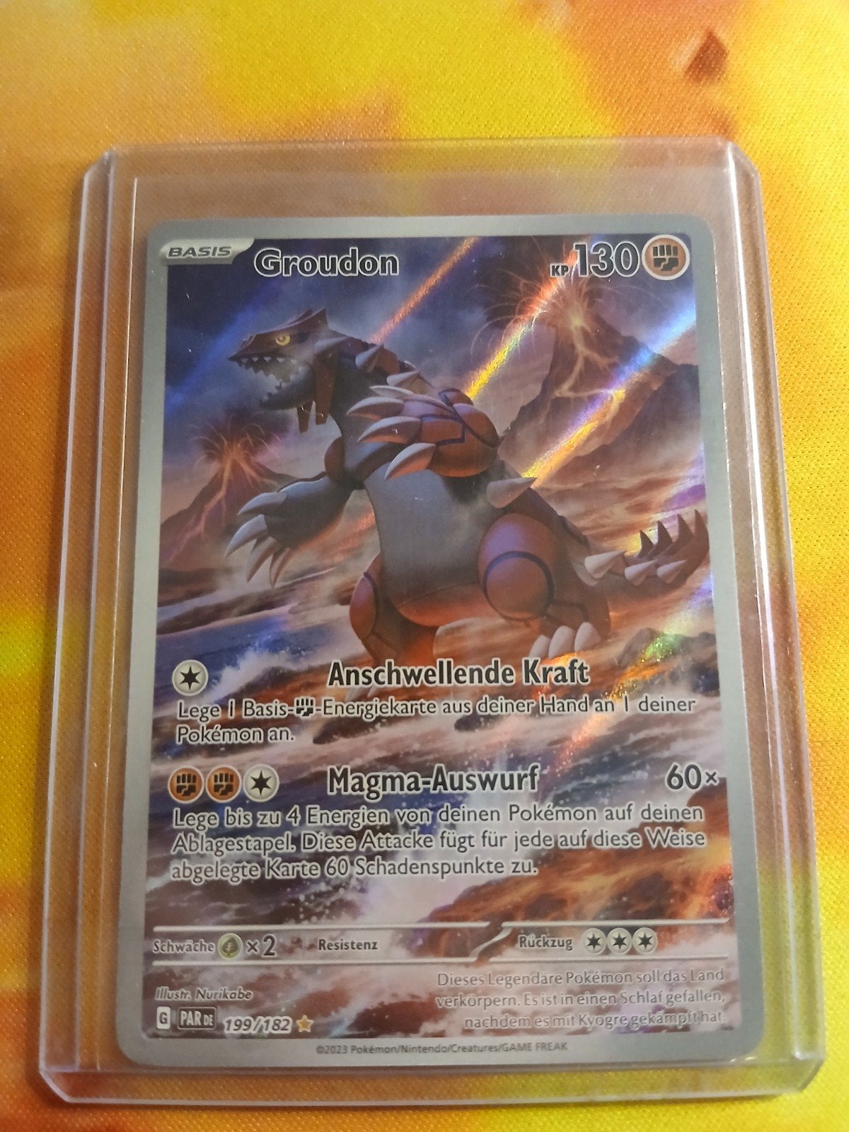 Groudon IR, Ophalen of Verzenden, Nieuw, Losse kaart, Foil