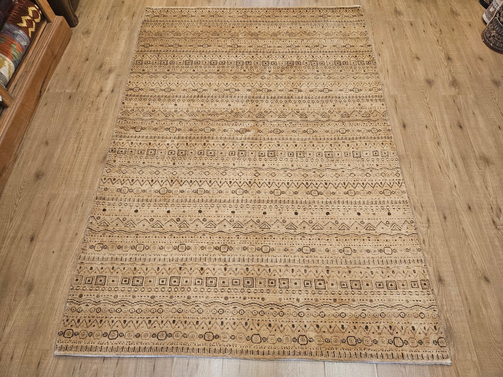 Handgeknoopt oosters tapijt modern design 222x154, Info@SlatsAntiek.nl, Perzisch, 150 tot 200 cm, Vof Slats Antiek