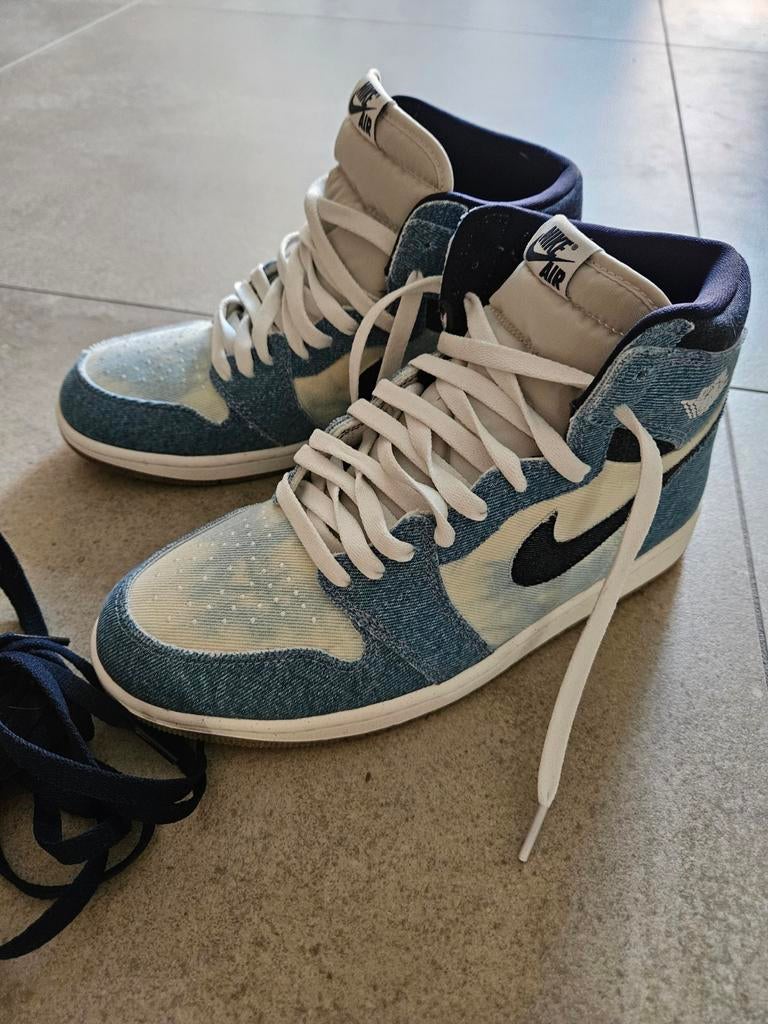 Nike Air Jordan 1 High OG 'Denim' - Maat 42, Blauw, Nike, Ophalen of Verzenden, Sneakers of Gympen