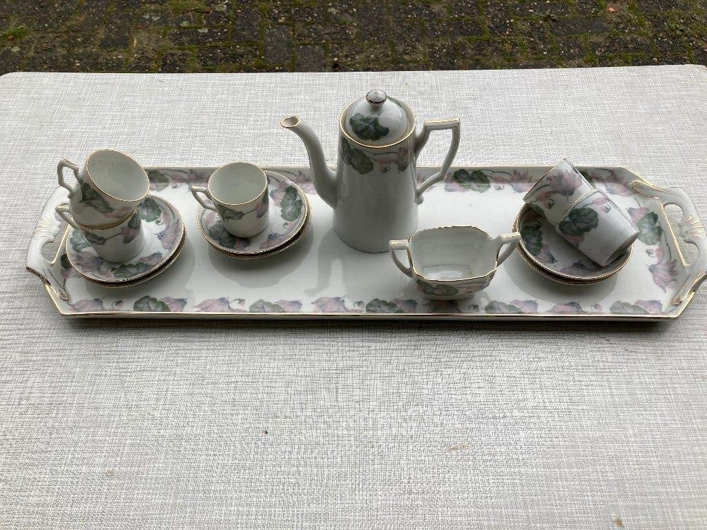 Vintage koffieservies van C.Hoyng., Overige merken, Vintage, Ophalen of Verzenden, Zo goed als nieuw