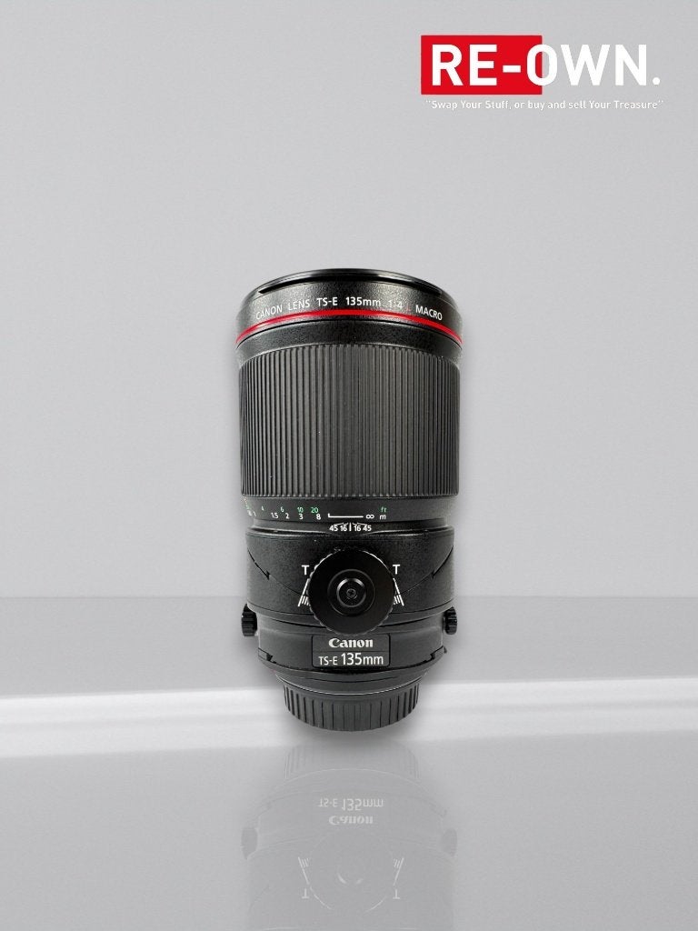 Canon TS-E 135mm F/4.0L Macro tilt shift (nieuwstaat) +pouch, Canon, Canon, ,, Ophalen of Verzenden